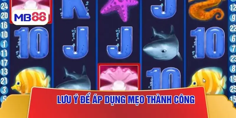 Lưu ý để áp dụng mẹo thành công